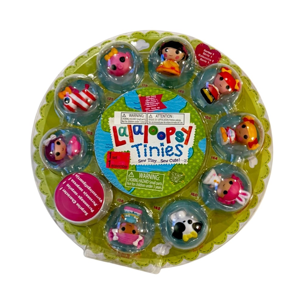 Lalaloopsy Tinies Series 1 10-Pack Miniature Figures Green Surprise New Sealed